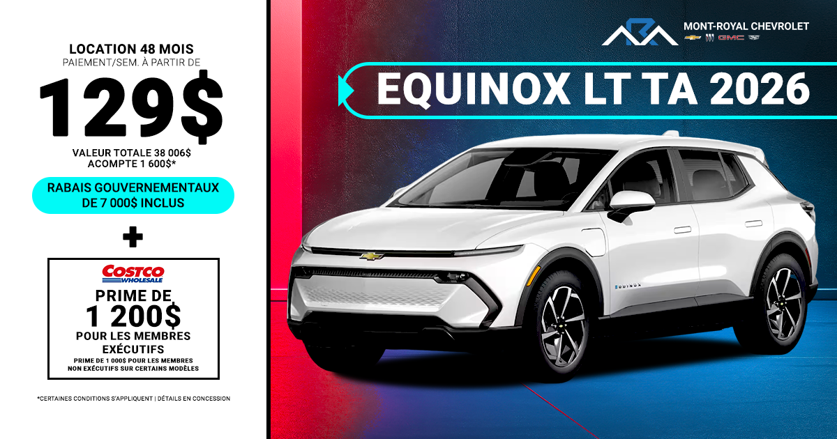 EQUINOX LT TA 2026 !