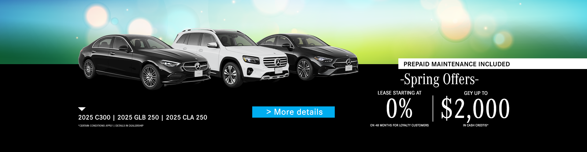 SPRING OFFERS ! SPRING OFFERS !