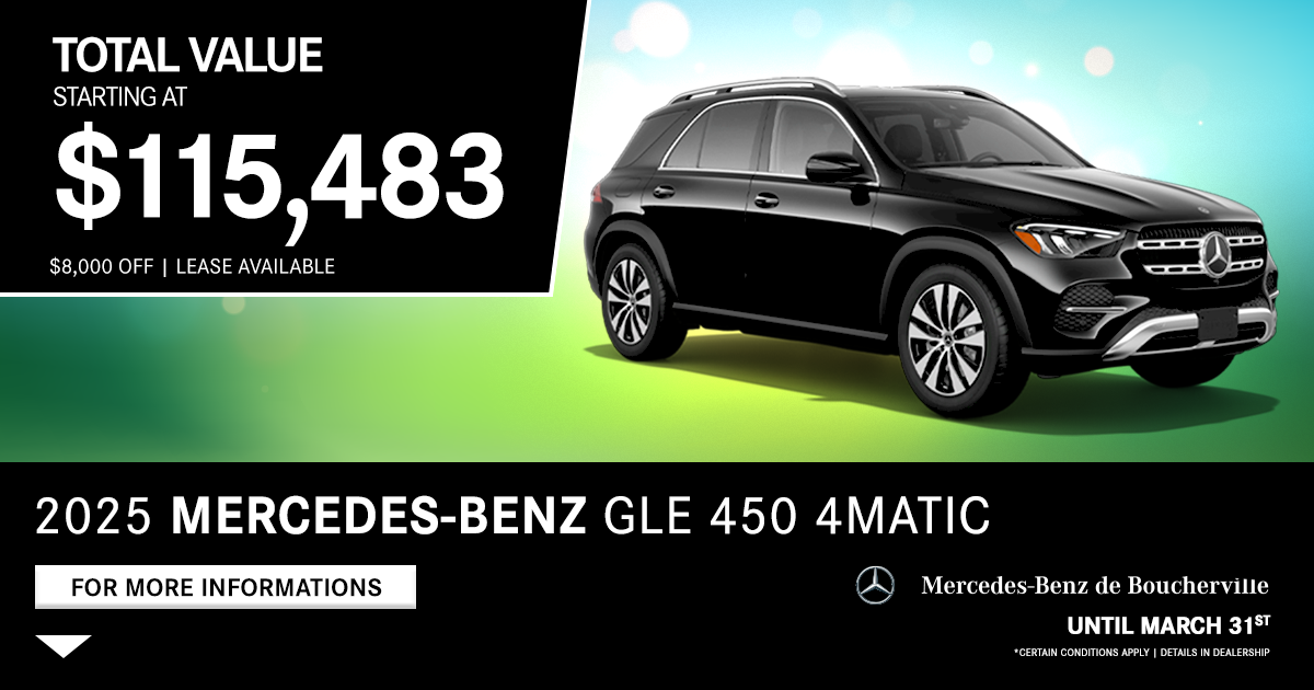 2025 GLE 450 4MATIC !