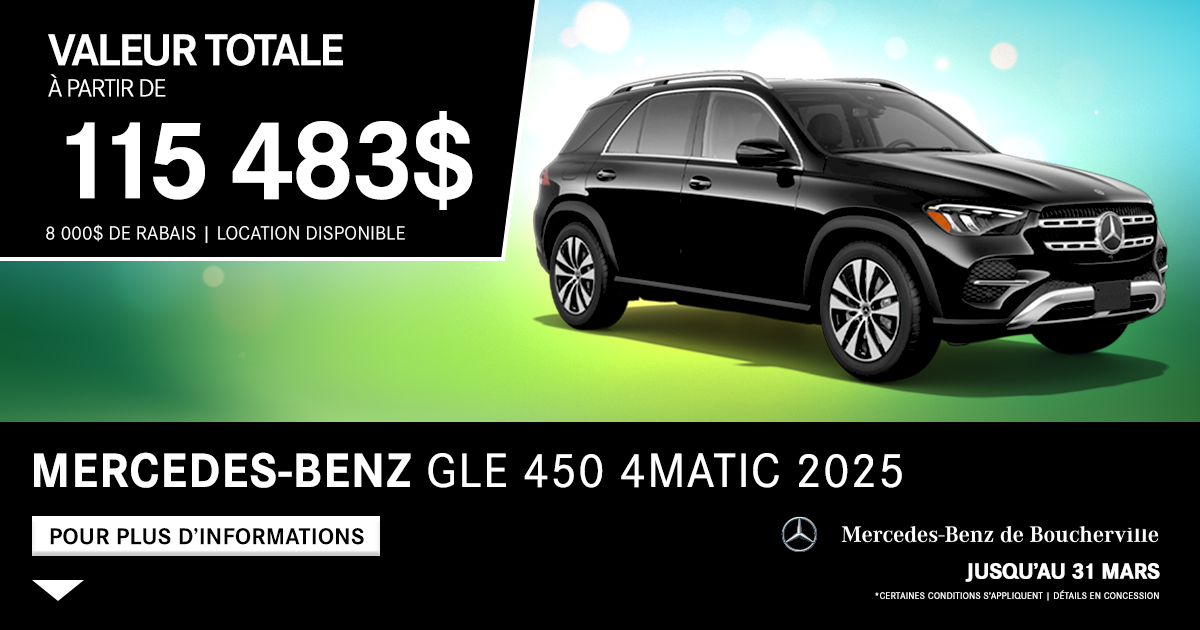 GLE 450 4MATIC 2025 !