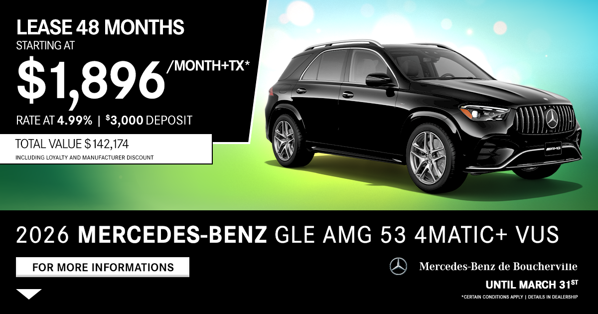 2026 GLE AMG 53 4MATIC+ SUV !