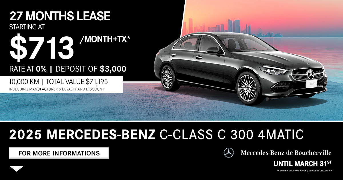 2025 C-CLASS C 300 4MATIC