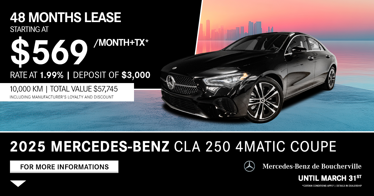 2025 CLA 250 4MATIC COUPE