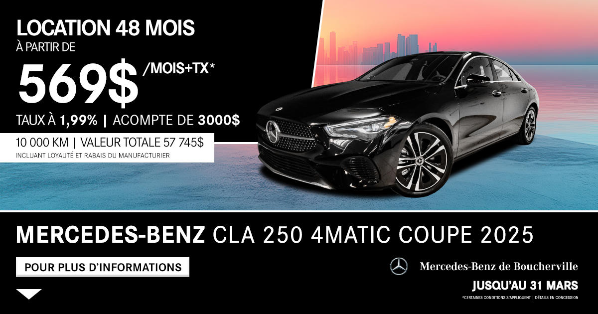 CLA 250 4MATIC COUPE 2025