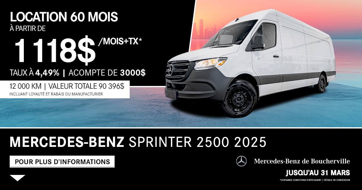 SPRINTER 2500 2025