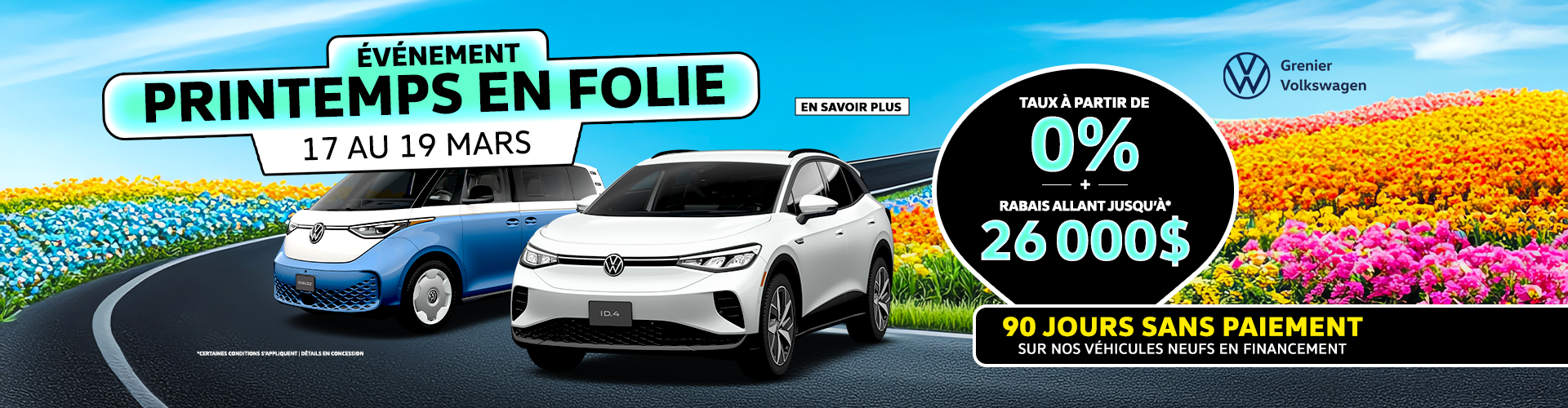 ÉVÉNEMENT PRINTEMPS EN FOLIE !