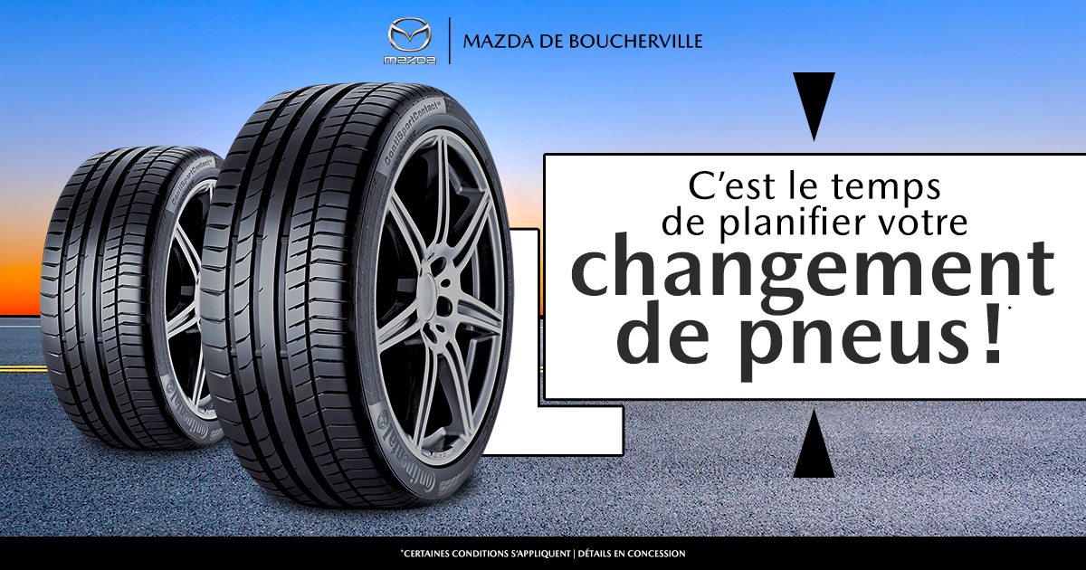 C'EST LE TEMPS DE PLANIFIER VOTRE CHANGEMENT DE PNEUS !