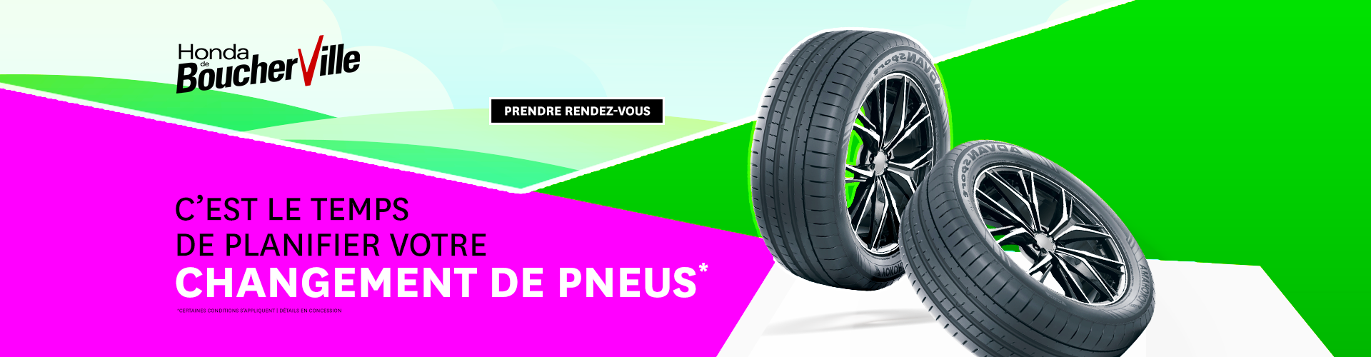 C'EST LE TEMPS DE PLANIFIER VOTRE CHANGEMENT DE PNEUS !