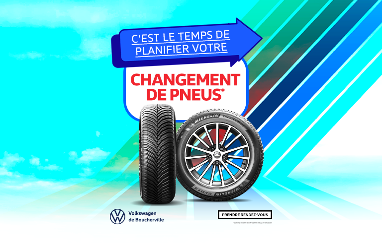 C'EST LE TEMPS DE PLANIFIER VOTRE CHANGEMENT DE PNEUS !
