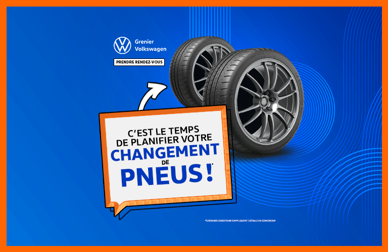 C'EST LE TEMPS DE PLANIFIER VOTRE CHANGEMENT DE PNEUS !