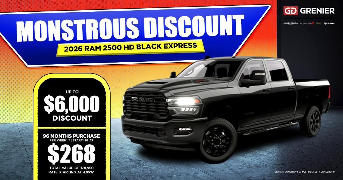 MONSTROUS DISCOUNT !