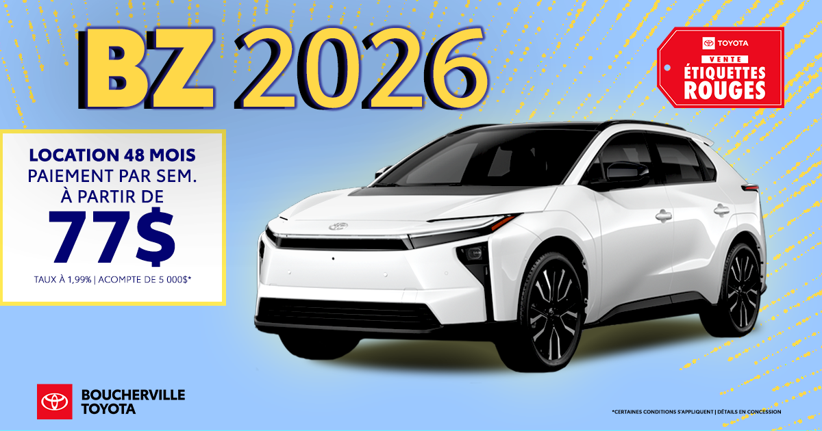 DÉCOUVREZ LE BZ 2026 !