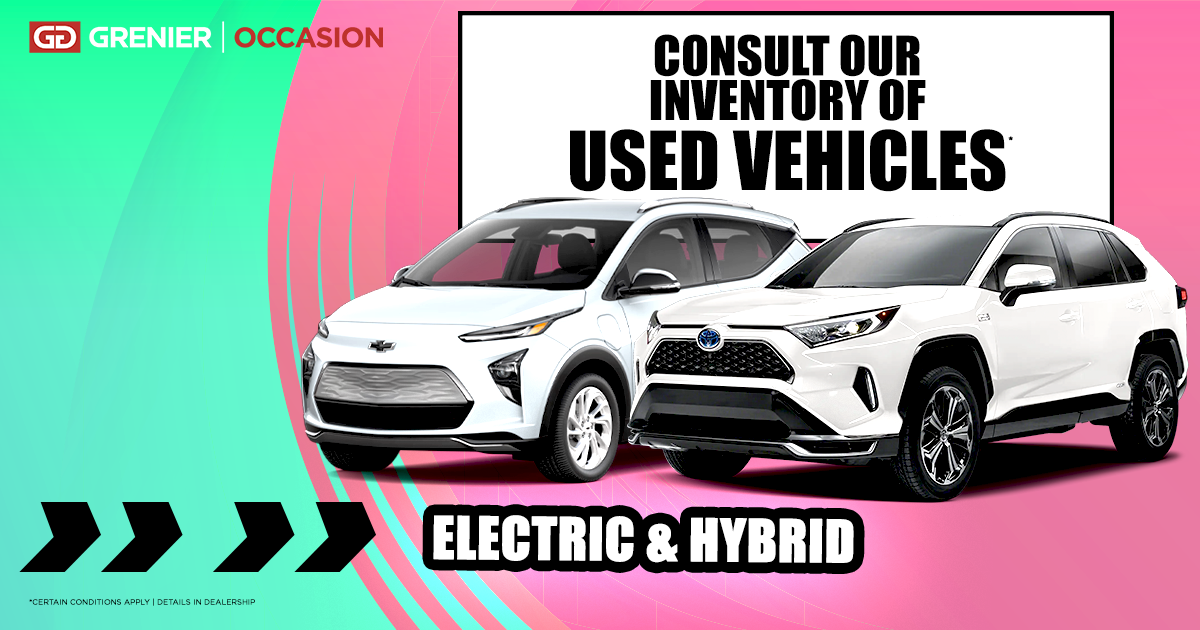 USED ELECTRIC AND HYBRID VEHICLES !