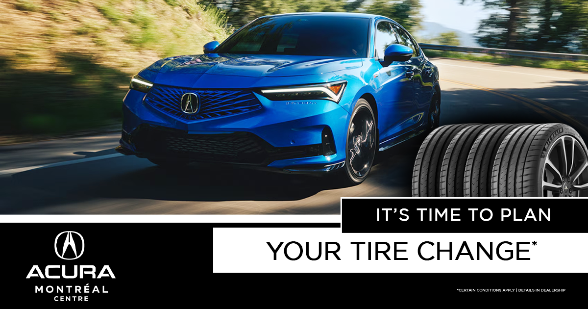 IT'S TIME TO PLAN YOUR TIRE CHANGE !