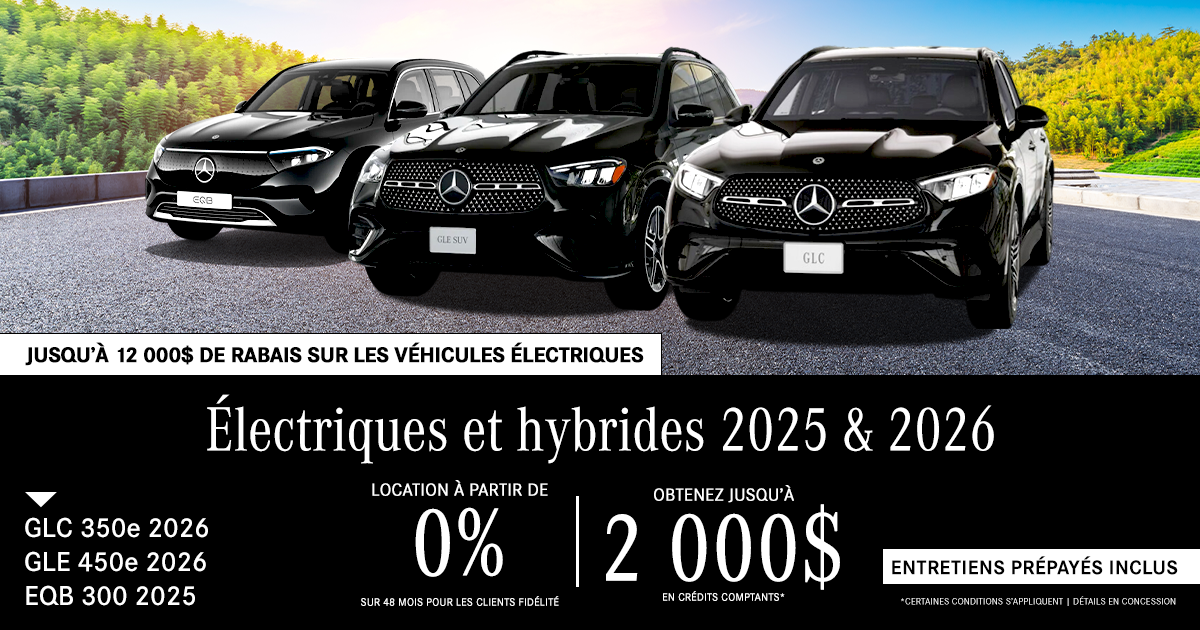 ÉLECTRIQUES ET HYBRIDES 2025 & 2026 !