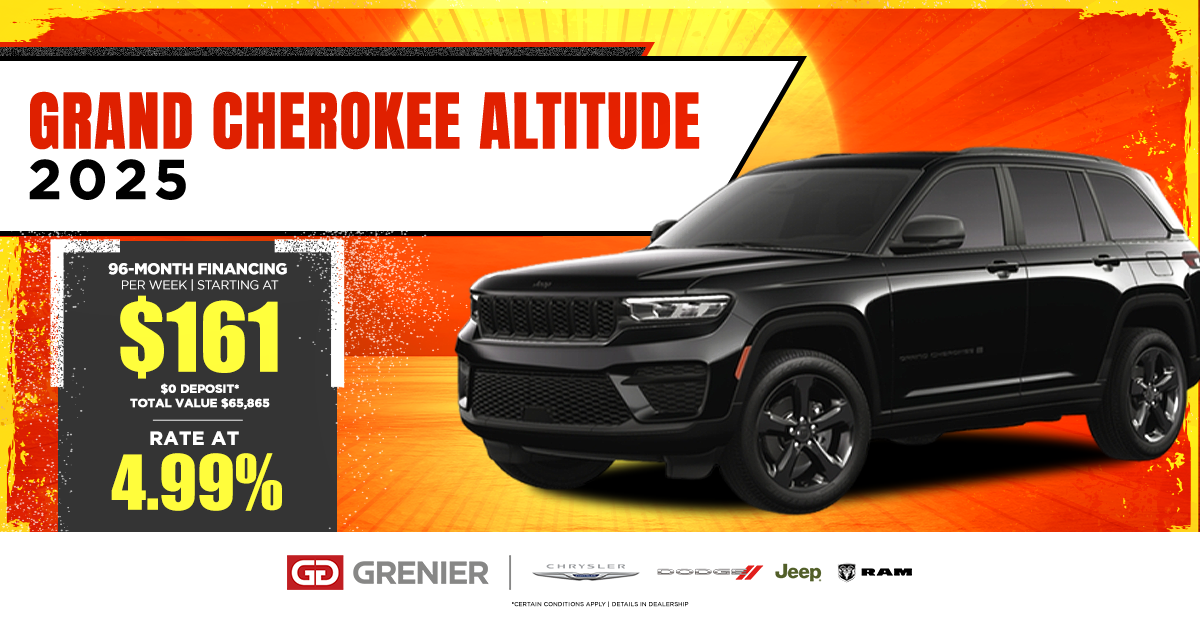 2025 JEEP GRAND CHEROKEE ALTITUDE !
