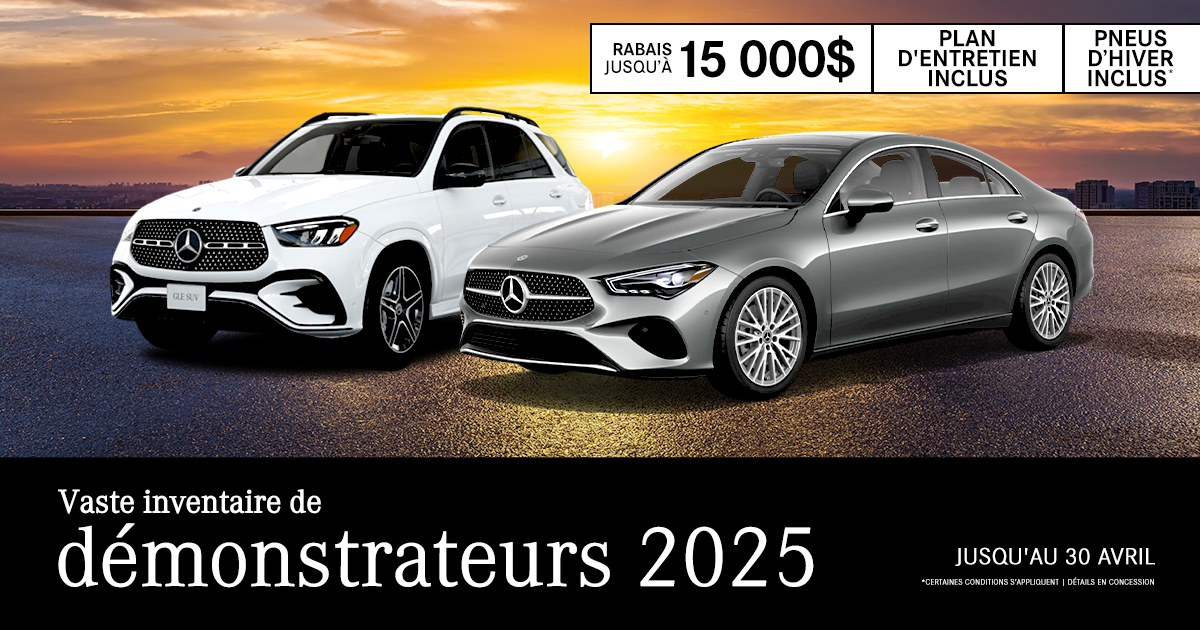 DÉMONSTRATEURS 2025