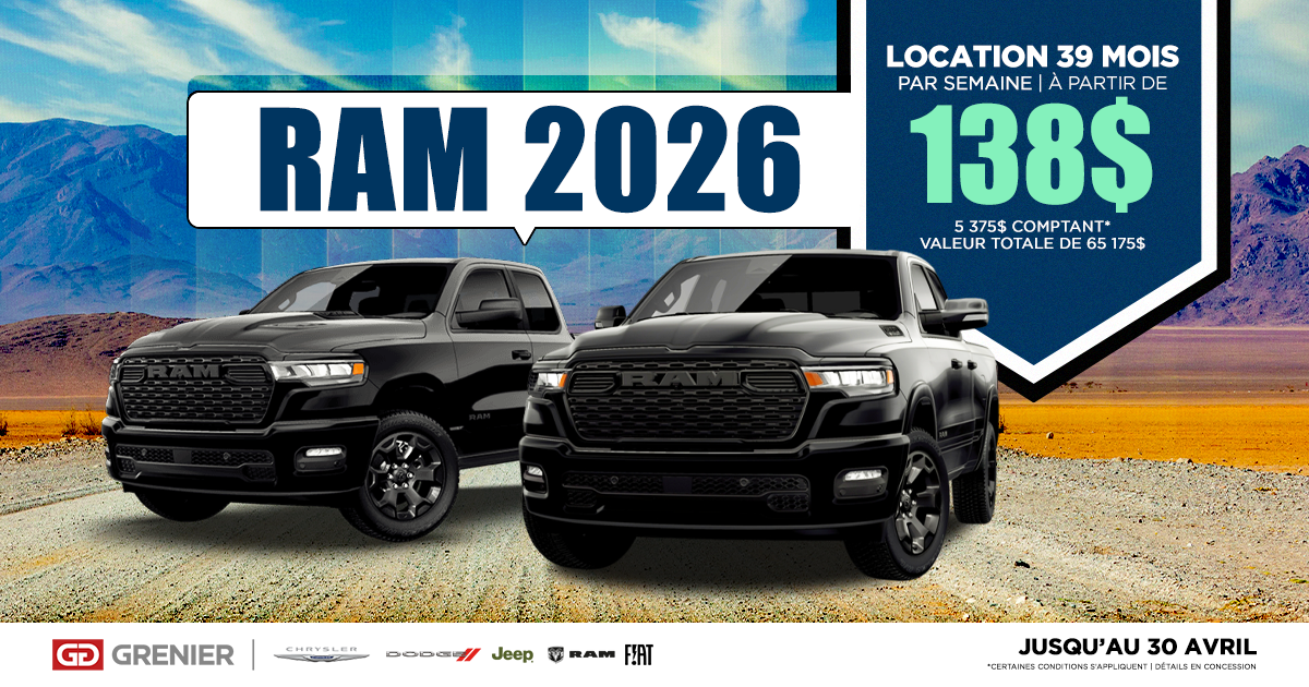 RAM 2026 !