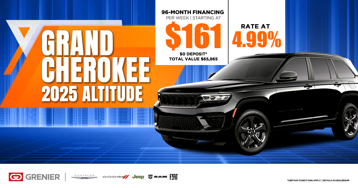 2025 JEEP GRAND CHEROKEE ALTITUDE !