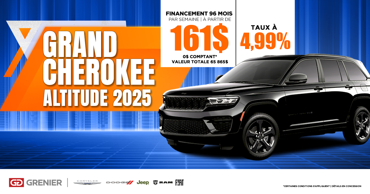JEEP GRAND CHEROKEE ALTITUDE 2025 !