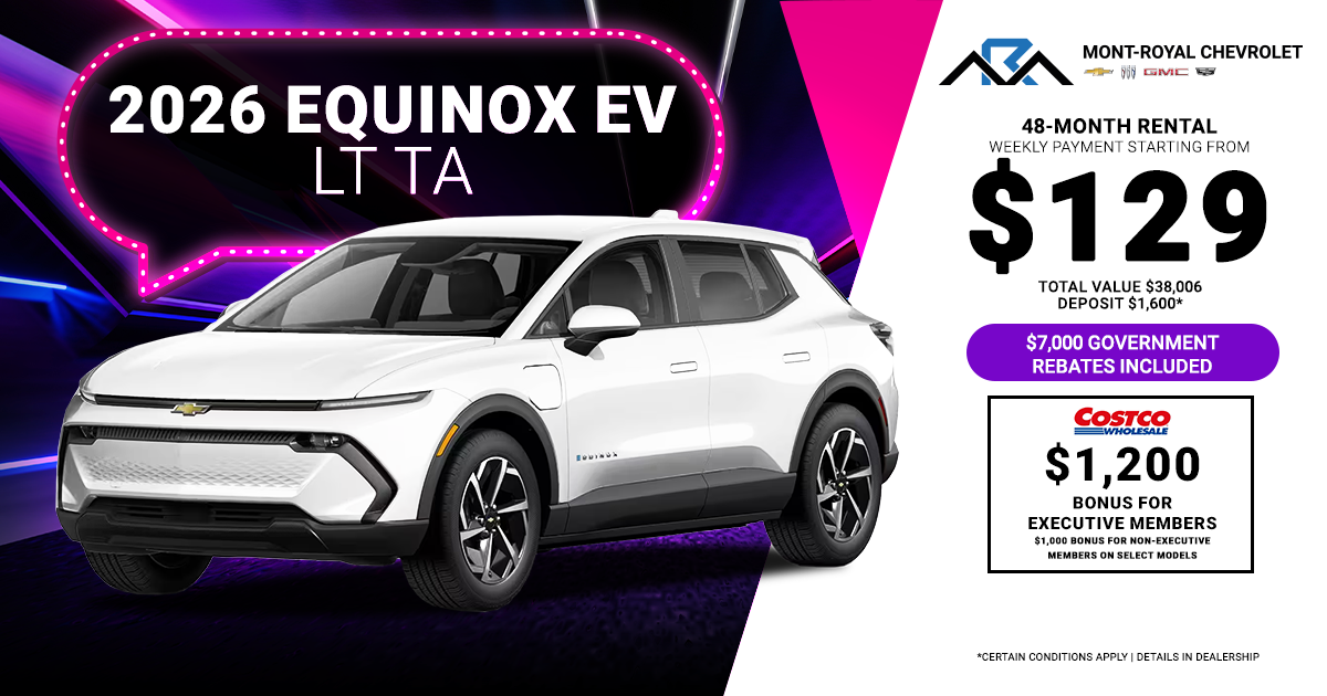 2026 EQUINOX EV LT TA !