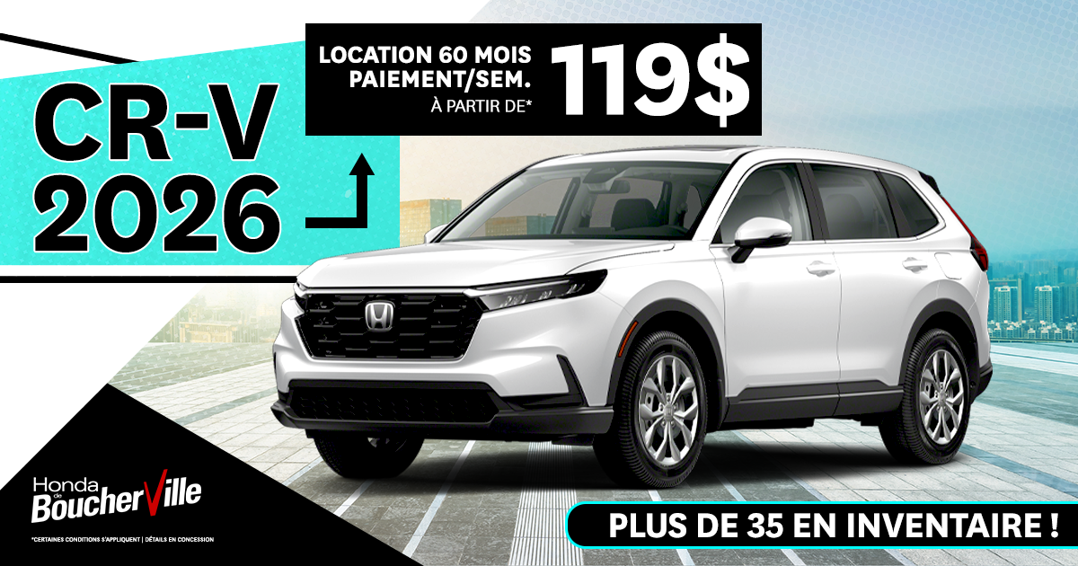 CR-V 2026 DISPONIBLES !
