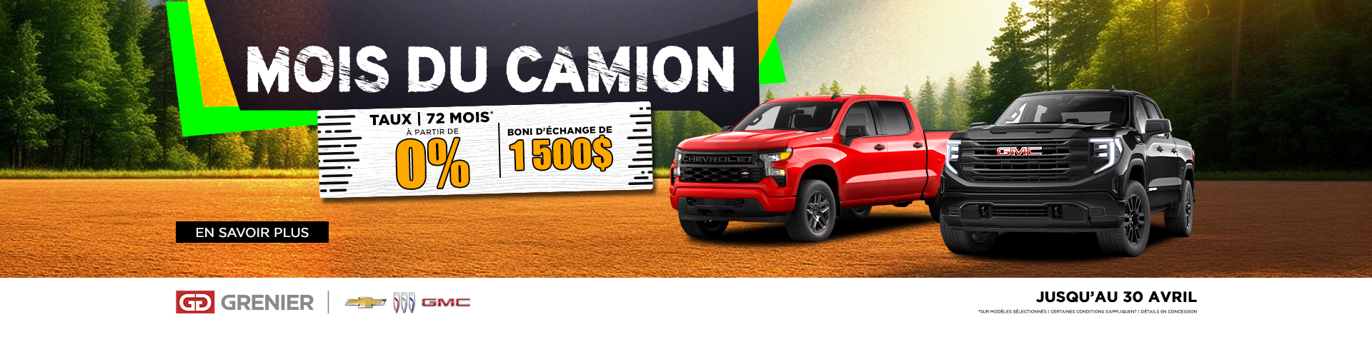 ÉVÉNEMENT CAMION !