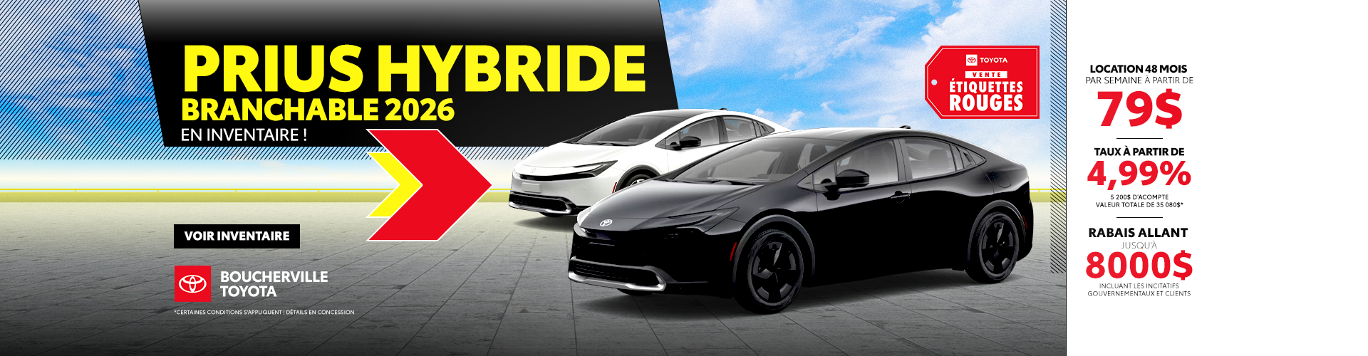 PRIUS HYBRIDE BRANCHABLE 2026 !