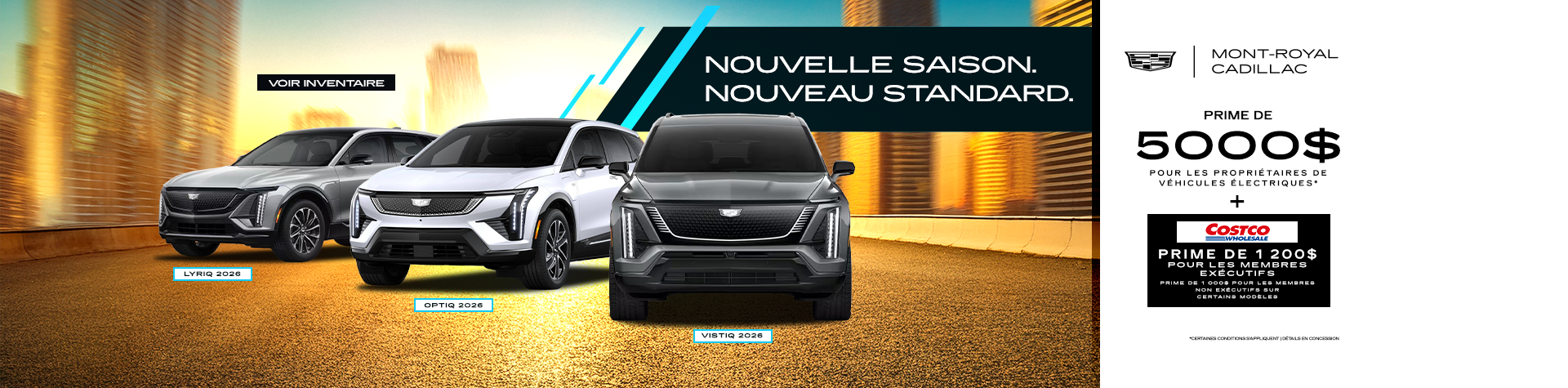 NOUVELLE SAISON. NOUVEAU STANDARD.