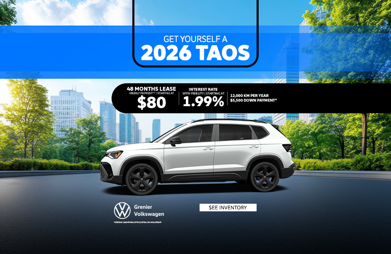 TREAT YOURSELF TO A 2026 TAOS !
