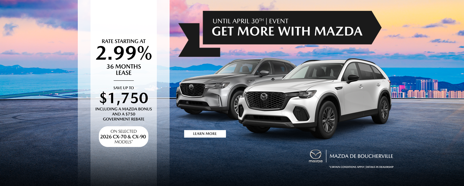 GET MORE WITH MAZDA EVENT !
