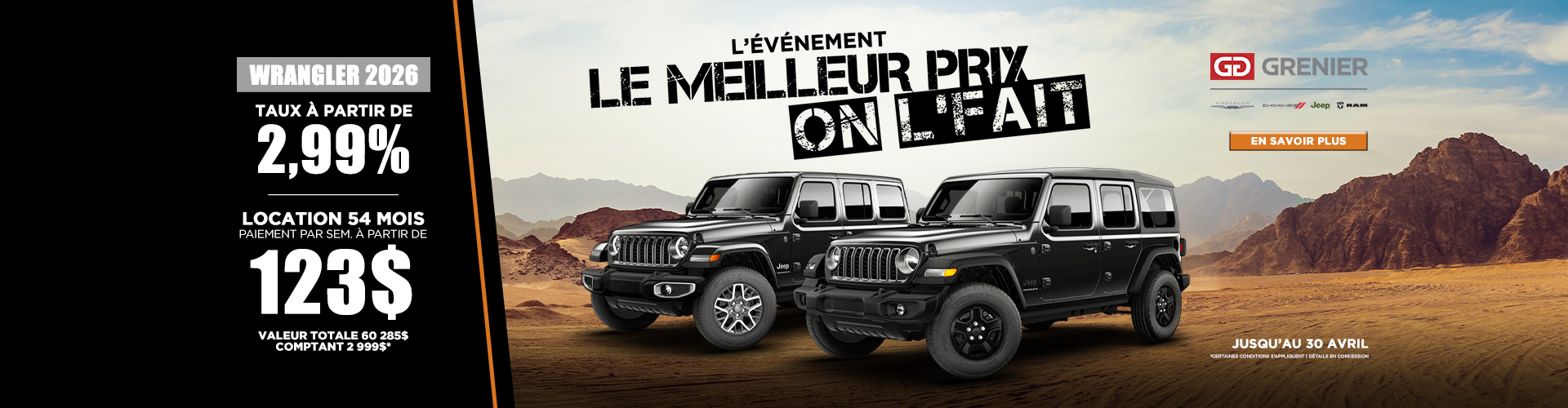 LE MEILLEUR PRIX ON L'FAIT !