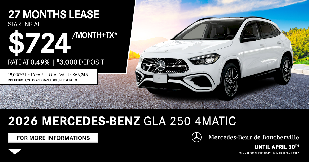 MERCEDES-BENZ 2026 GLA 250 4MATIC