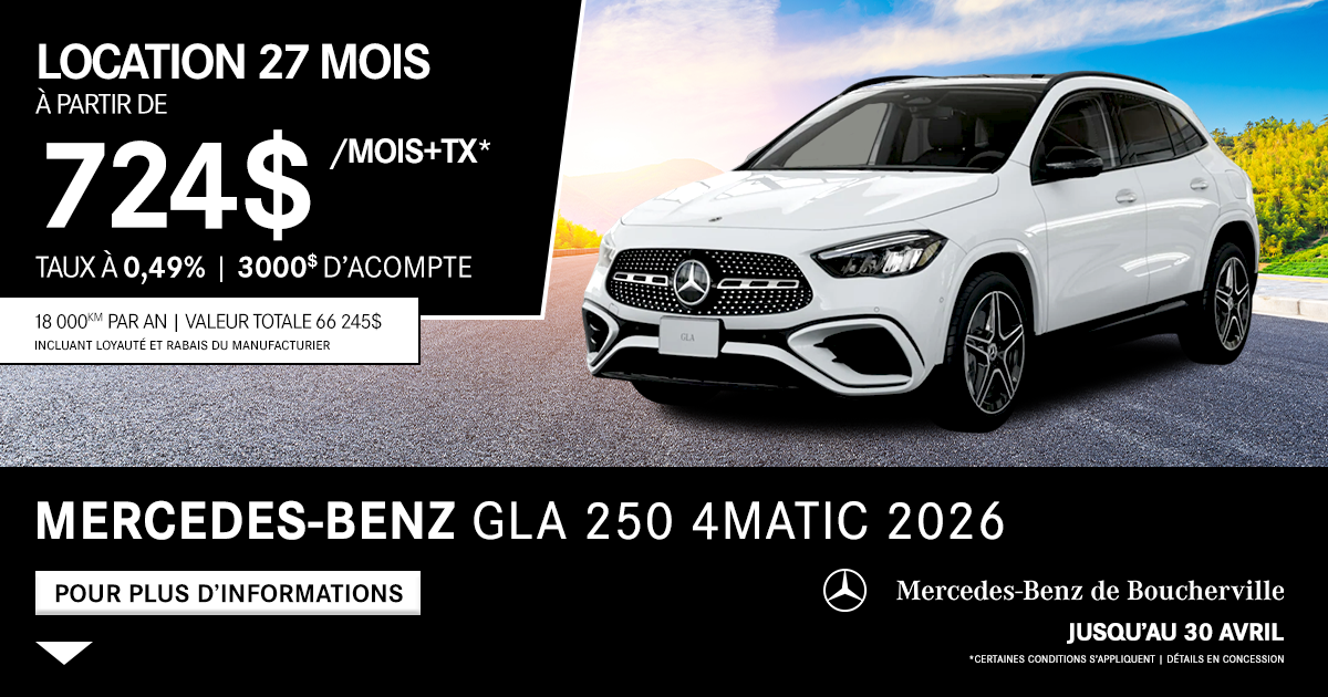 MERCEDES-BENZ GLA 250 4MATIC 2026