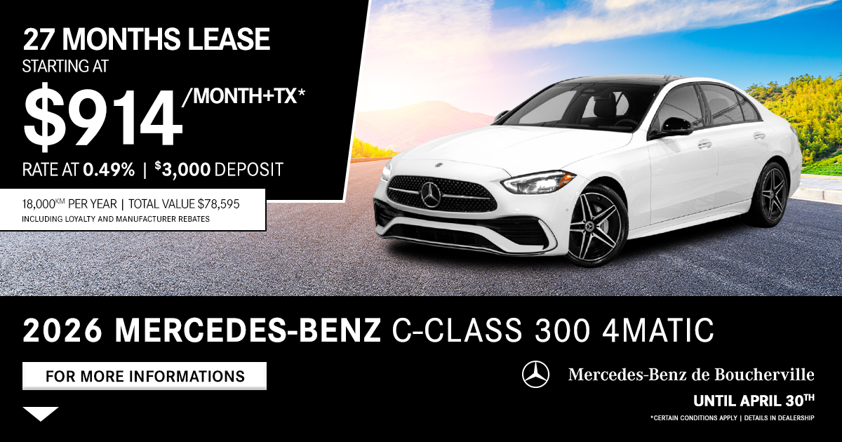 MERCEDES-BENZ 2026 C-CLASS 300 4MATIC