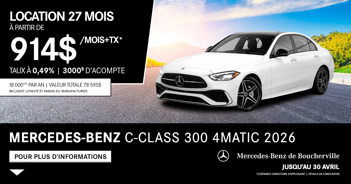 MERCEDES-BENZ C-CLASS 300 4MATIC 2026