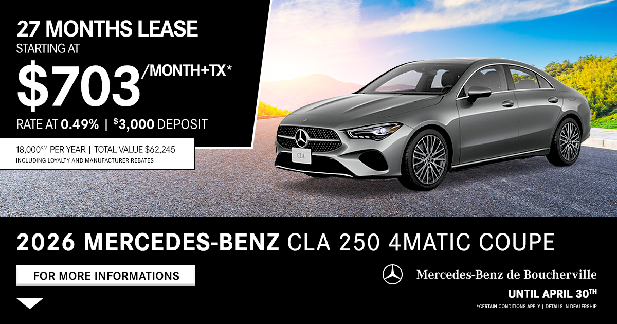 MERCEDES-BENZ 2026 CLA 250 4MATIC COUPE