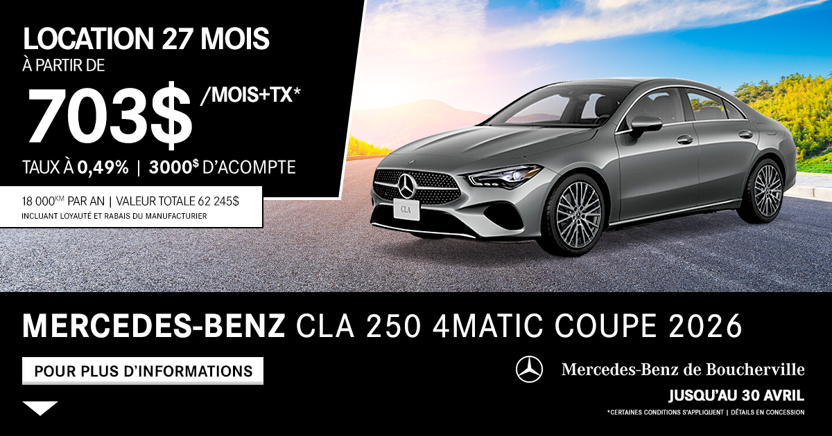 MERCEDES-BENZ CLA 250 4MATIC COUPE 2026