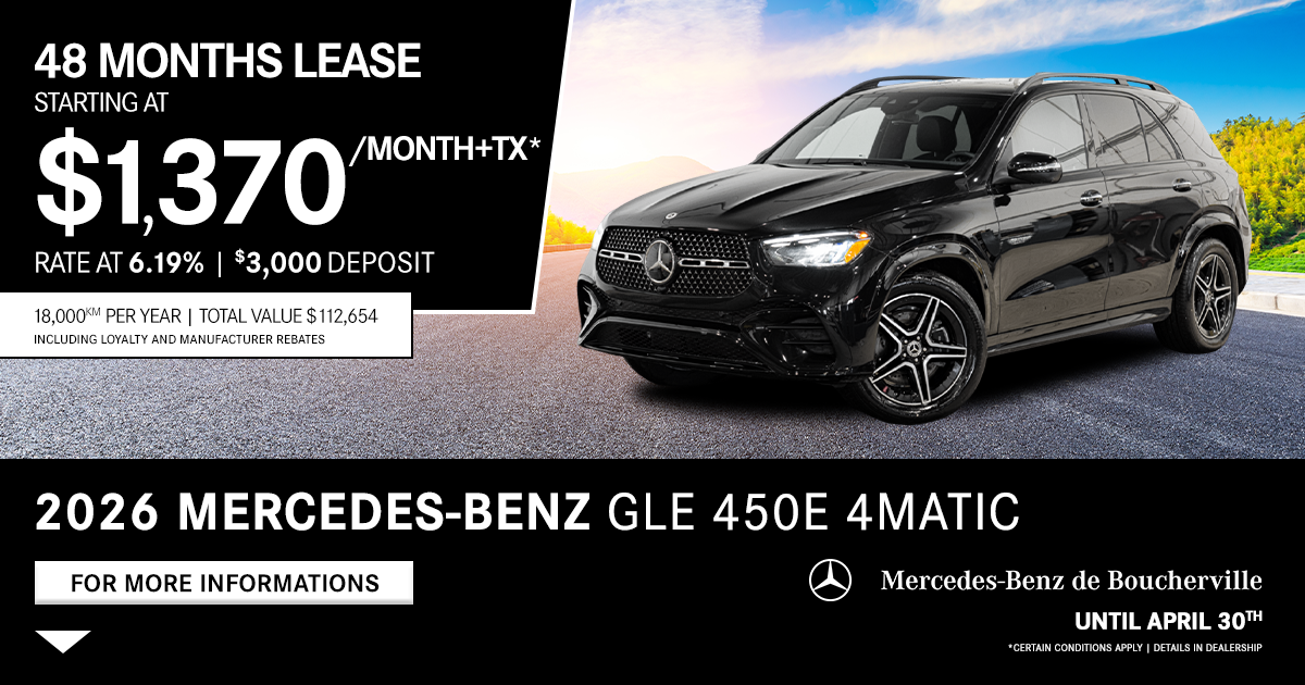 MERCEDES-BENZ 2026 GLE 450e 4MATIC