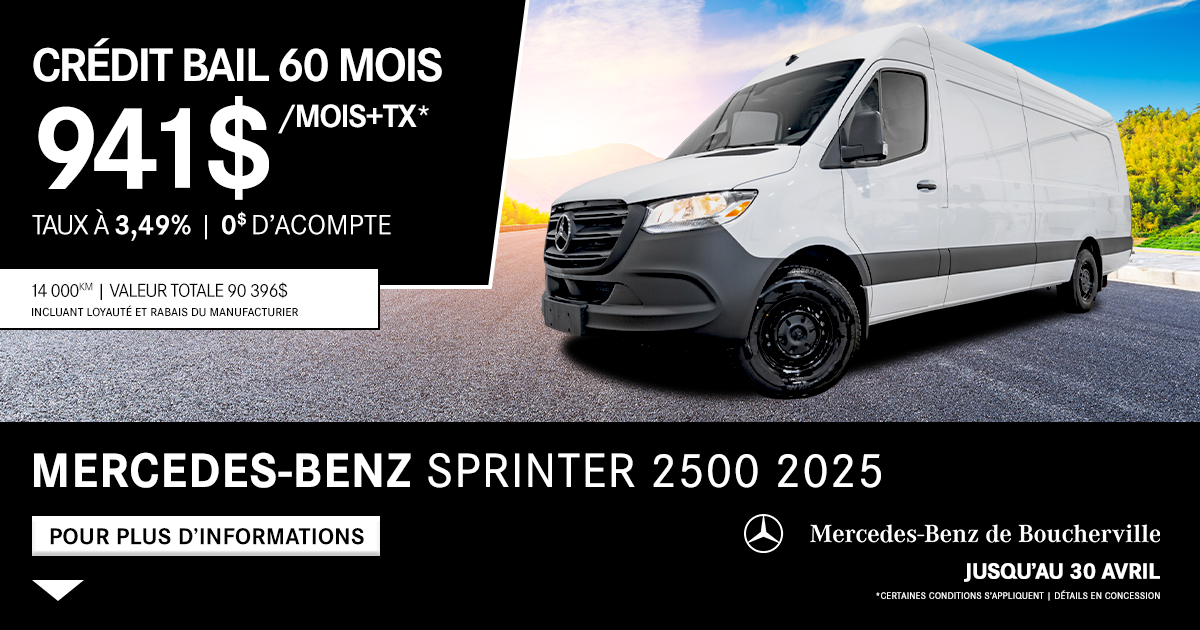 MERCEDES-BENZ SPRINTER 2500 2025