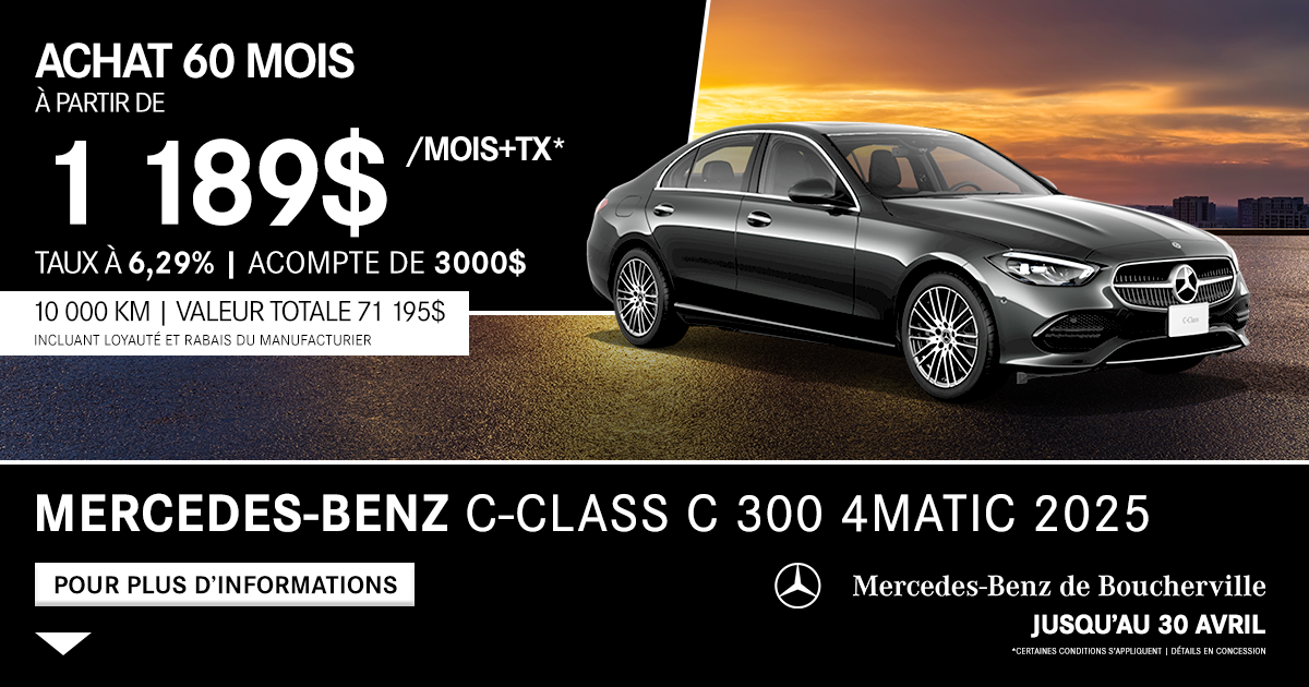 C-CLASS C 300 4MATIC 2025