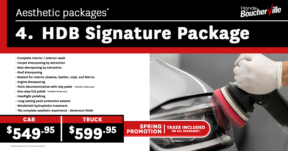 HDB SIGNATURE PACKAGE !