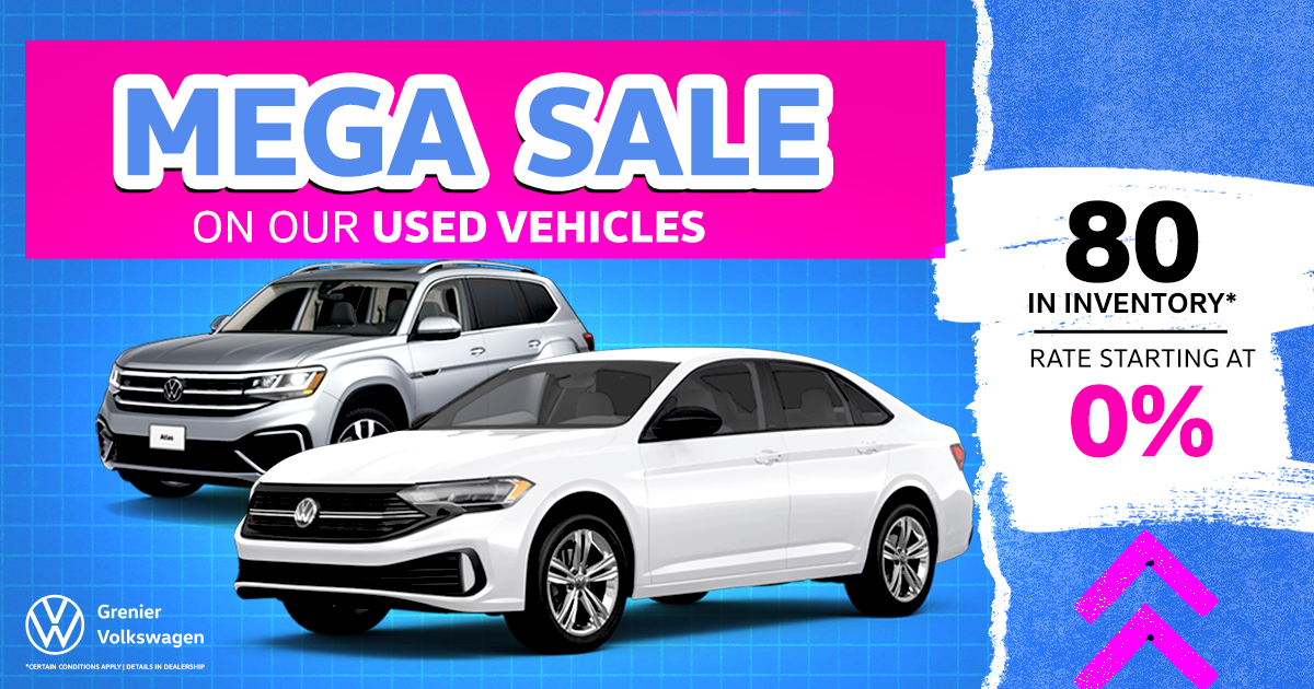 MEGA SALE ON OUR USED VEHICLES !