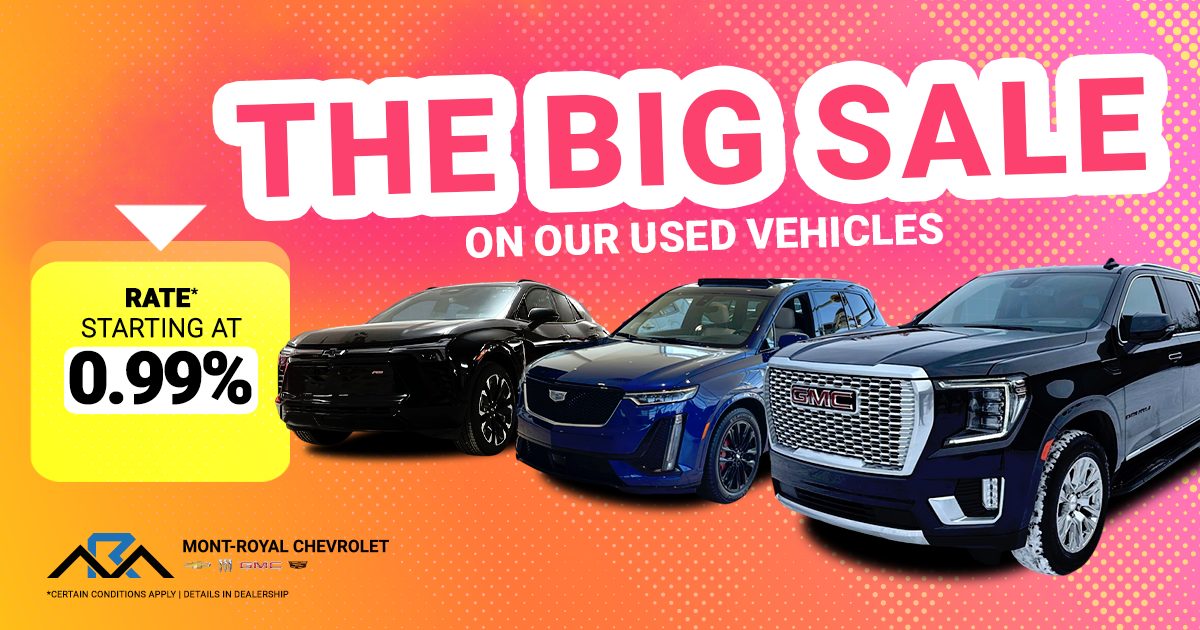 BIG SALE ON OUR USED VEHICLES !