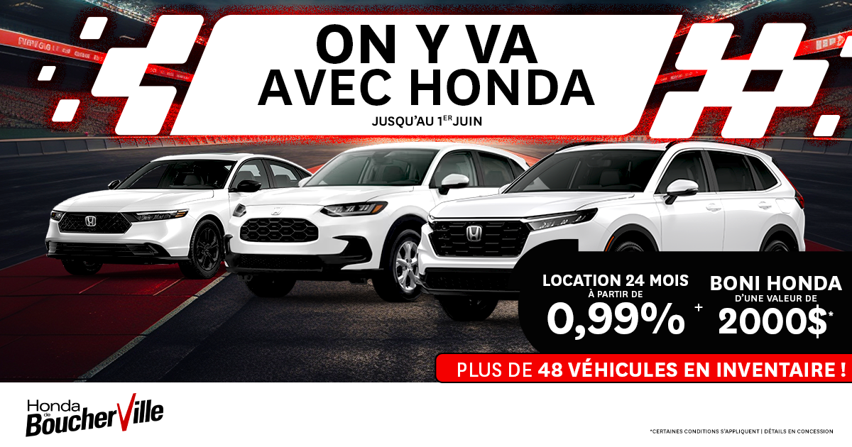 ON Y VA AVEC HONDA !