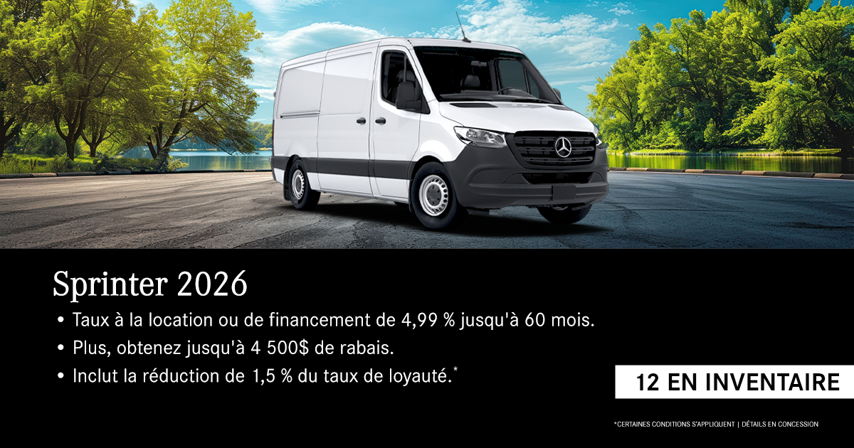 SPRINTER 2026 !