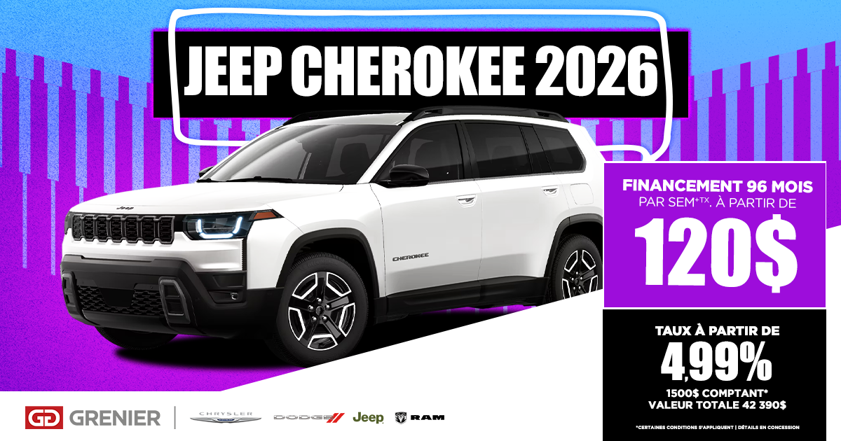 JEEP CHEROKEE 2026 !
