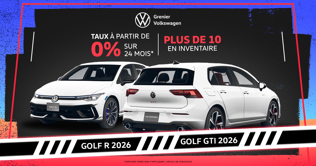 GOLF GTI ET R 2026 !