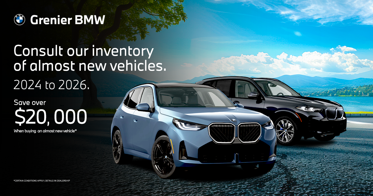 ALMOST NEW VEHICLES IN INVENTORY !