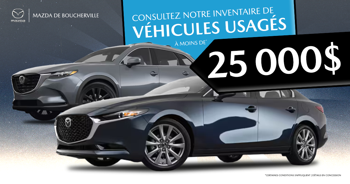 INVENTAIRE À MOINS DE 25 000$ !